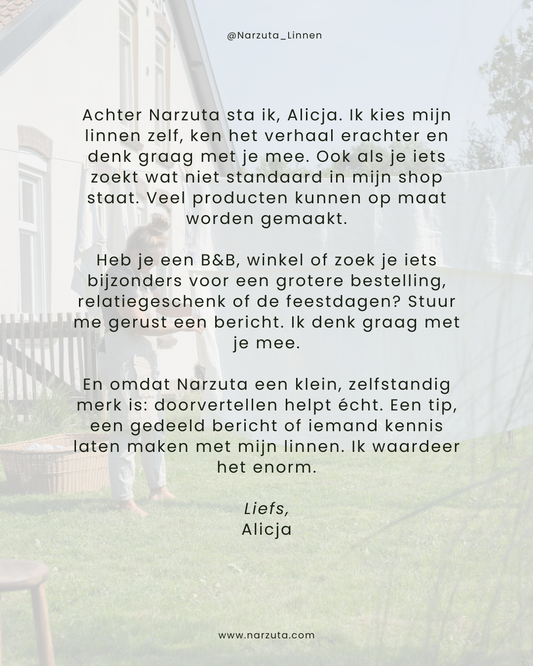 Linnen babydeken
