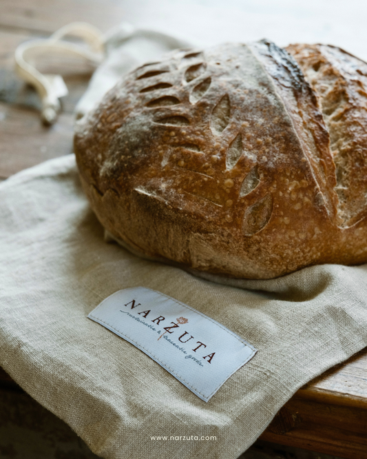 Linnen Broodzak Naturel Medium